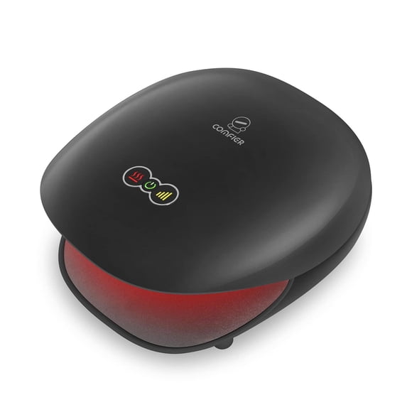 Masajeador De Manos COMFIER Negro Inalámbrico Con Calor Y Compresión Recargable Para Túnel Carpiano