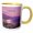 Yellow/White, variant on 3drose, Santa Barbara California at Night, 11oz Two-tone Yellow Mug