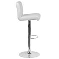 thumbnail image 6 of Home Square Faux Leather Adjustable Bar Stool in White - Set of 2, 6 of 7