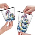 thumbnail image 3 of Lsque Watercolor Snake Pattern Telescopic Pencil Bag Pen Holder Stationery Case, Stand-up Retractable Transformer Bag Organizer, 3 of 6
