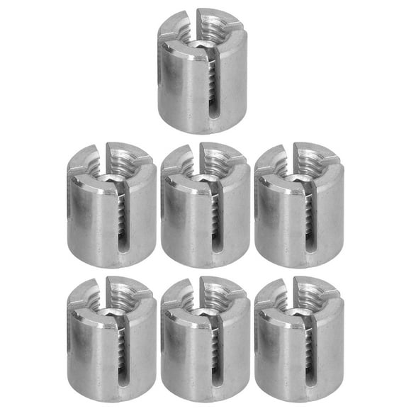 QIILU Wire Rope Cross Cable Clip Clamp,Cross Cable Clamps,10 Packs Cross Cable Clamps Stainless Steel Wire Rope Trellis Cross Clip For Cable Railings