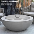 thumbnail image 1 of Weather Resistant Spark Screen Cover for Fire Pit - Durable 304 Stainless Steel Mesh Protector with Handle - Ideal for Outdoor Patio, Bonfire, and Grill Protection - Silver, 27x27 Inch, 1 of 7