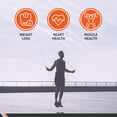 thumbnail image 3 of Body Sport Beaded Jump Rope, Expand Your Workout Routine, Foam Handles for Firm Grip, Lightweight 9 Ft. Rope, 3 of 7