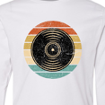 thumbnail image 4 of Inktastic Retro Vinyl Record Music Vintage Sunset Long Sleeve Youth T-Shirt, 4 of 5