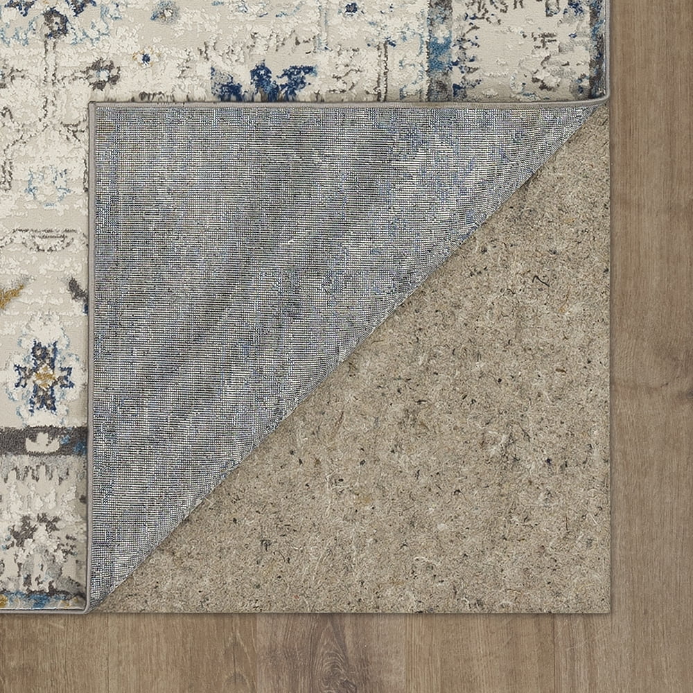 Mohawk Home Demeter Indoor Woven Area Rug, Grey/Dark Blue, 3'11" x 6'