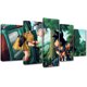 thumbnail image 3 of 5 Cuadros Decorativos Dragon Ball Bulma Y Goku Jovenes Canvas Listo Para Colgar JUNGLE ART Impresion Tela Arte, 3 of 8