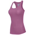 thumbnail image 2 of J. METHOD Women's Tank Top Sleeveless Racerback Basic Stretch Comfy Slim Fitted Ribbed Knit Tops Workout Yoga T Shirt NEWT386 Dark Mauve S, 2 of 6