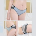 thumbnail image 4 of Womens Lace Trim Panties Underwear Floral Lace Sexy Bikini Panty Seamless Underpants, 4 of 8