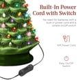 thumbnail image 4 of Árbol de Navidad Best Choice Products de cerámica de 18 pulgadas con LED, 4 of 7