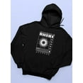 thumbnail image 3 of Poster Spiral Techno Style Hoodie Women -Image by Shutterstock, Female 5X-Large, 3 of 4