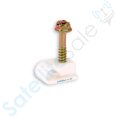 thumbnail image 1 of SatelliteSale Single Screw White Clips for Ethernet Internet Telephone Cable TV Wire Cable Management 100 Pcs, 1 of 7