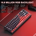 thumbnail image 6 of AULA WIN68 HE 68-Key Wired Hall Effect Magnetic Switch Gaming Keyboard, RGB Illuminated, Rapid Trigger, Compact 60%, Anti-Ghosting, USB-A, Black, 6 of 11