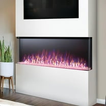 Napoleon Trivista-NEFB50H-3SV Wall Hanging Electric Fireplace, 50 Inch, Black