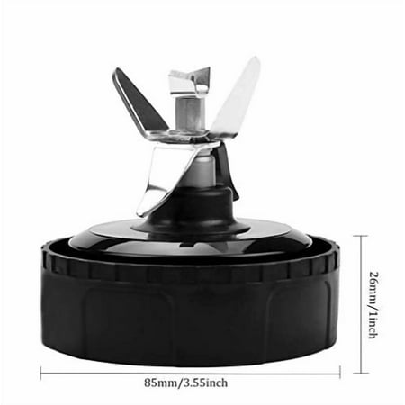 For Blender Replacement Parts 6 Fins for Ninja Pro Extractor Blade 16 oz Cup Fit For Nutri Ninja BL660 1100w, Ninja BL610 1000w, Ninjia BL770 1500w, BL780CO L663 BL663CO BL665Q BL740 BL773CO