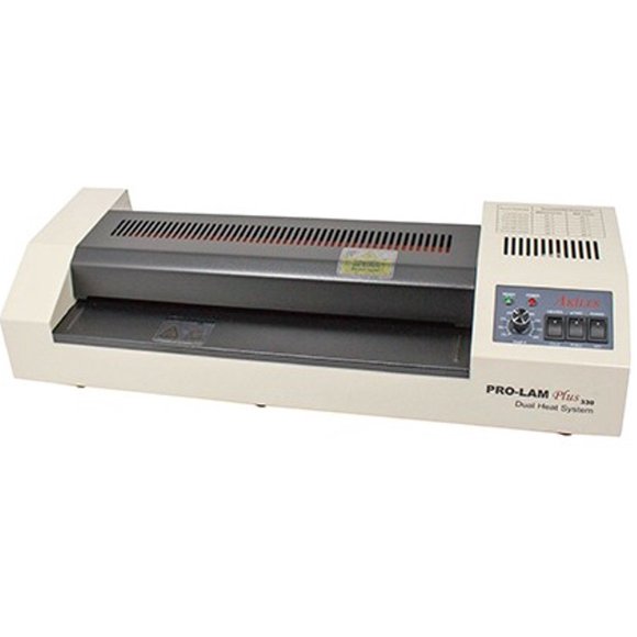 Akiles APLP330 Model ProLam Plus 330 Dual Heat System Laminator, 13" (330 mm) Throat Capacity, 23"/min Max Laminating Speed, 10 mil Max Pouch Thickness, 1mm Max Laminating Thickness