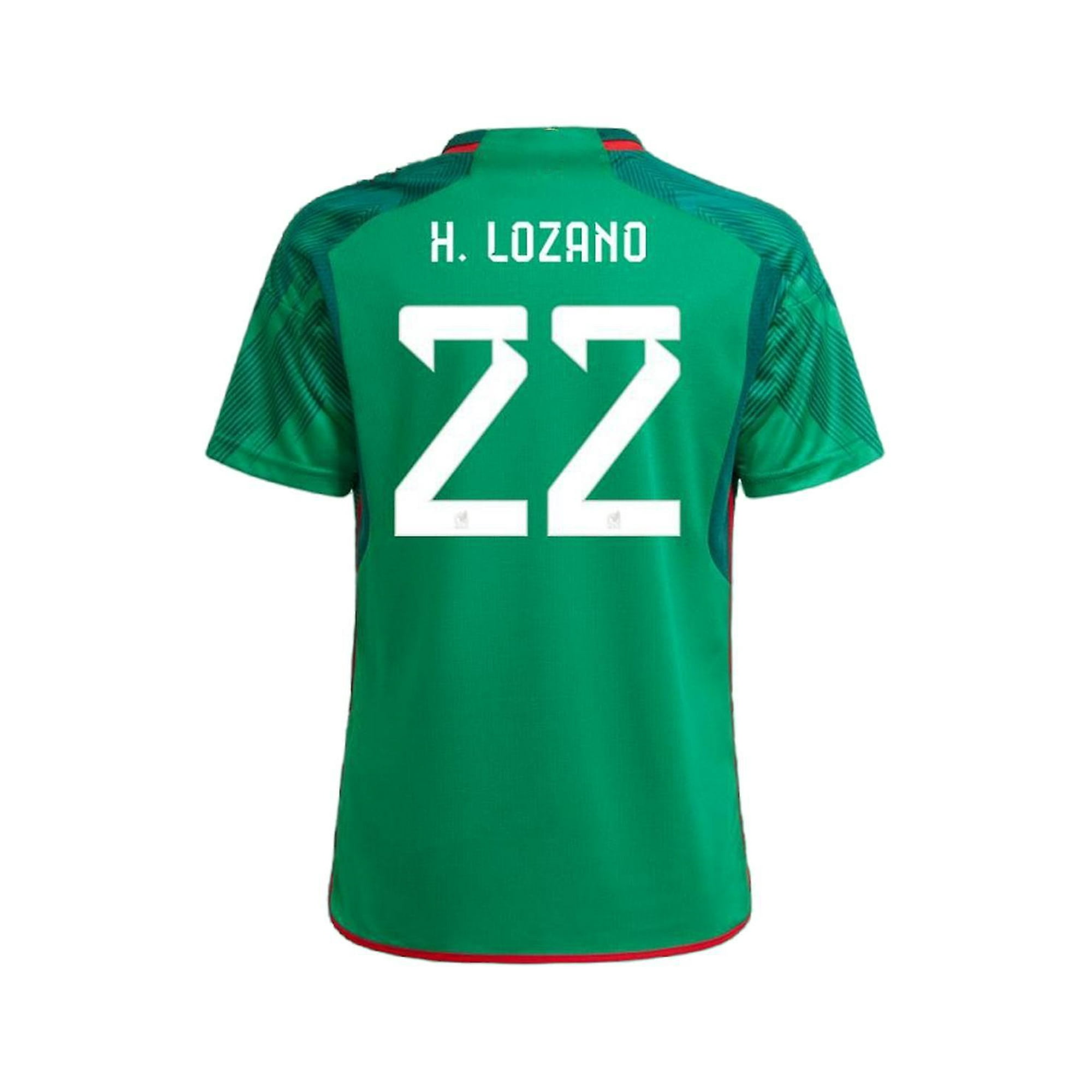 Hefei 2022 FIFA World Cup Qatar Mexico Away Shirt No 22 Hirving Lozano Jersey Man Other