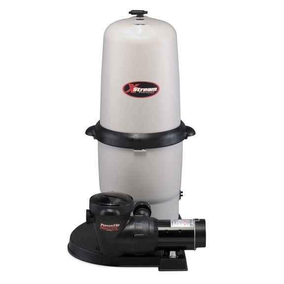 Hayward W3CC15093S X-Stream 150 sq. ft. Cartridge Filter with 1-1/2HP Above Ground Pool Pump