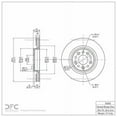 thumbnail image 3 of Dynamic 600-54052 DFC Brake Rotor Fits select: 2008-2009 FORD TAURUS, 2005-2007 FORD FIVE HUNDRED, 3 of 4