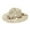 Beige, variant on AWZXDE Straw Hat For Women and Men With a Wide Brim and Seashell Decor Packable Beach Sun Hat Casual Fashion Vacation Accessory For Summer and Outdoor Activities Light Yellow,One Size