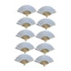thumbnail image 2 of 10 abanicos de papel plegables de mano para bodas, para escenarios y presentaciones., 2 of 7