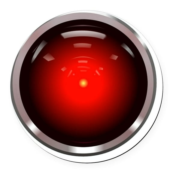 CafePress - HAL 9000 Eye - Round Car Magnet