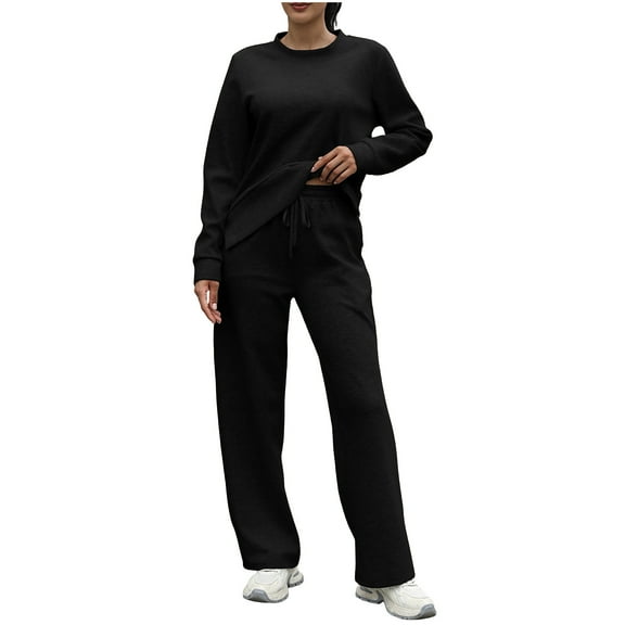 Women Two Piece Sets,Fall Clothes Set Agkizg Women's Athletic Casual Sweatshirt Matching Tracksuit Set 2 Piece Sets for Women