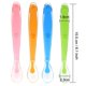 thumbnail image 4 of Juego de utensilios para niños pequeños, cucharas de silicona suave para bebés, cucharas de alimentación para bebés sensibles al calor de primera etapa, paquete de 8 cucharas para, 4 of 5