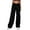 Black, variant on Wide Leg Jeans for Women Casual High Waisted Strechy Straight Leg Loose Tummy Control Denim Pants with Pocket