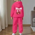 thumbnail image 3 of Tiijoy Little Girls 2 Piece Cherry Graphic Hoodie Sweatshirt Sweatpants Outfits, Sizes 6-7, 3 of 6