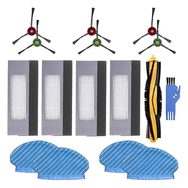 Filtros Cepillos laterales principales Fregona para Ecovacs Deebot Ozmo 920 950 Yeedi