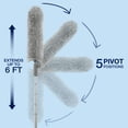 thumbnail image 4 of Bona High Performance 6ft Extendable Dusting Kit - Includes 1 Extendable Handle, 1 Reusable Duster, 3 Disposable Dusters, and 1 Storage Bag, 4 of 6