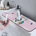 thumbnail image 7 of Sikiie Aerial Yoga for Unicorn Splash Guard for Sink Faucet-1 PC Super Absorbent Fast Drying Mat Sink Gadgets-Splash Guard for Kitchen, Sink Mat, 7 of 7