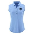 thumbnail image 2 of Women's Cutter & Buck  Heather Powder Blue Sporting Kansas City Forge Eco Stretch Recycled Sleeveless Polo, 2 of 3