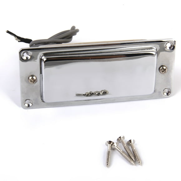 Mini pastilla humbucker vintage y marco cromado para guitarra eléctrica Les Paul