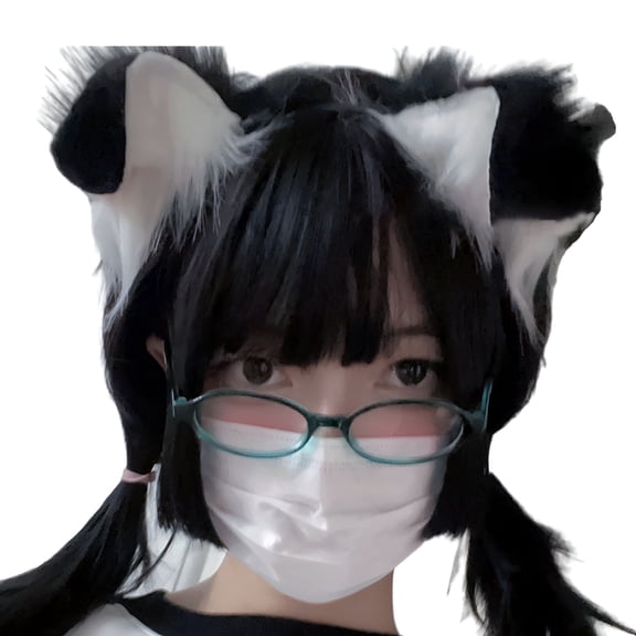 OQRKI 2026 New Plush Dog Ears Headband Comfortable Headwear Party Headpiece Great for Halloween Costume and Anime Conventions