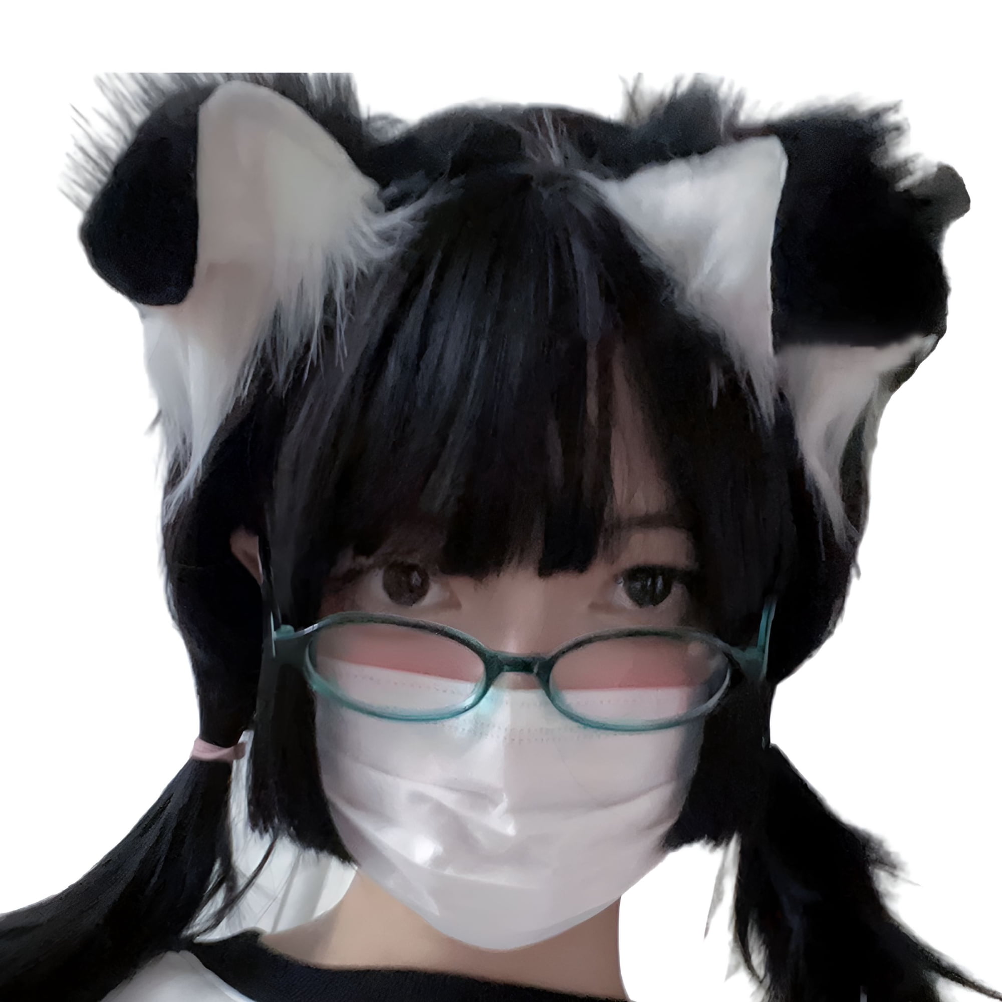 OQRKI 2026 New Plush Dog Ears Headband Comfortable Headwear Party Headpiece Great for Halloween Costume and Anime Conventions