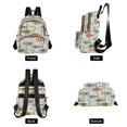 thumbnail image 4 of FORMRS Mini Backpack Purse for Women Quilted Travel Daypack Casual Shoulder Bag, Abstract Fish Pattern, 4 of 7