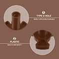 thumbnail image 2 of CIMAXIC 5Pcs Turntable Coupler Turntable Roller Guide Shaft Microwave Oven Part,1.26"X1.26"X1.18", 2 of 4
