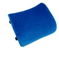 thumbnail image 2 of Bookishbunny 2pc Memory Foam Lumbar and Seat Cushions Set for Orthopedic Pain Relief Helps Sciatica Non Slip Seat, 2 of 9