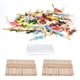 thumbnail image 4 of Bolsa De Golosinas Para Piruletas, Bolsa De Dulces, Palos De Madera Seguros, Pajaritas Para Bodas, Fiestas, Panaderías Cergrey 8x12cm, 4 of 8