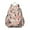 Pink Boston Terrier, variant on Paw Prints Backpack for School,Cute School Bag,Schoolbag with Adjustable Shoulder Straps & Padded Back,13.4"x11"x4.7"