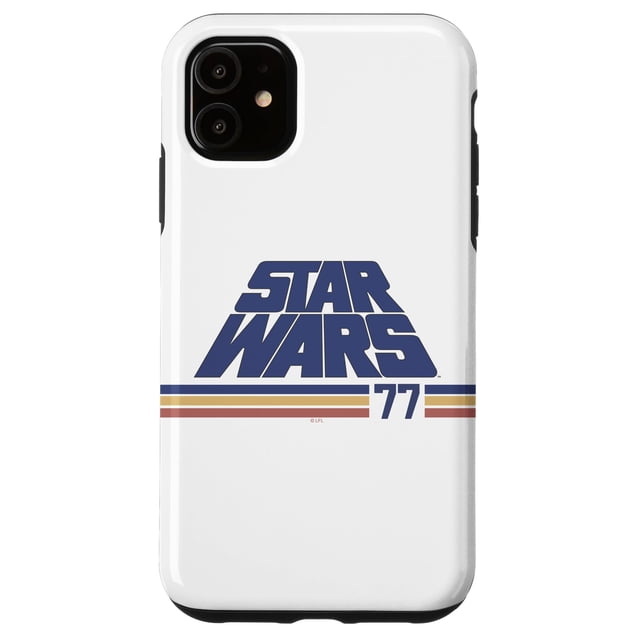 Funda para iPhone 11 STAR WARS con Logo Retro de Rayas