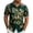 A-Army Green77, variant on XIAONU Mens Hawaiian Shirt Tropical Leaf Print Casual Short Sleeve Button Down Vacation Beach Top