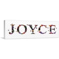thumbnail image 1 of ARTCANVAS JOYCE Girls Name Room Decor Canvas Art Print - Size: 36" x 12" (0.75" Deep), 1 of 9