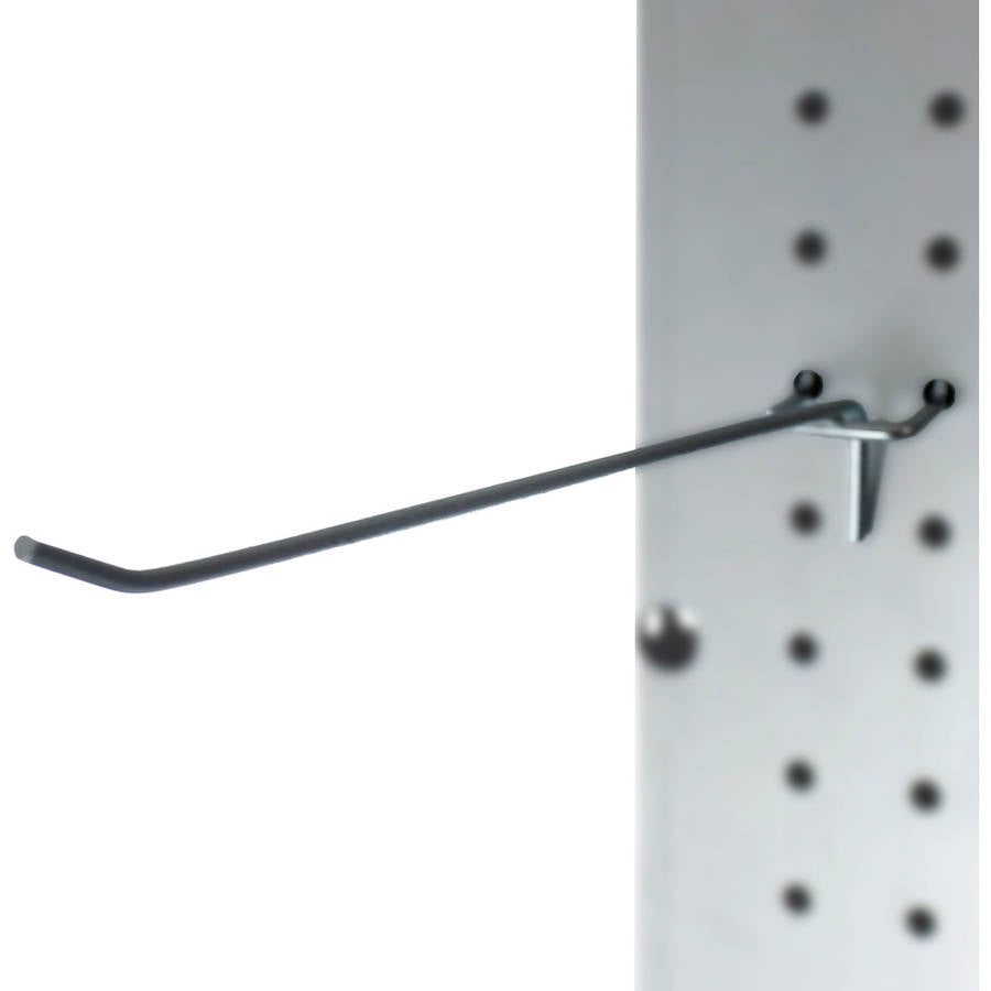 Presa Metal Peg Board Shelving Hooks, 8", 50pk