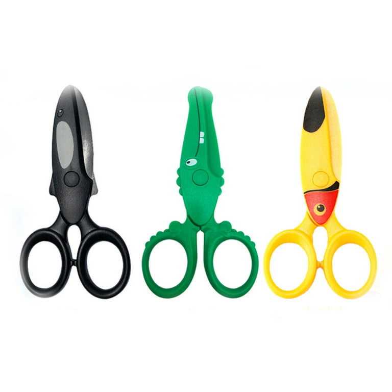Toddler Safety scissors All Plastic Scissors for Children Left & Right  Handed 