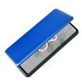 thumbnail image 6 of Feishell Flip Wallet Cover for Google Pixel 6a (6.1 inch),Shockproof Slim Fit Carbon Fiber Texture PU Leather Magnetic Closure Folio Card Pocket Kickstand Phone Case,Blue, 6 of 11
