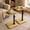 Natural-2 pack, variant on Artmeer 360 Degree Swivel TV Tray Table for Couch Adjustable Height Sofa Side C Table Laptop Desk with Phone Tablet Slot Small Space, Natural, 2 pack