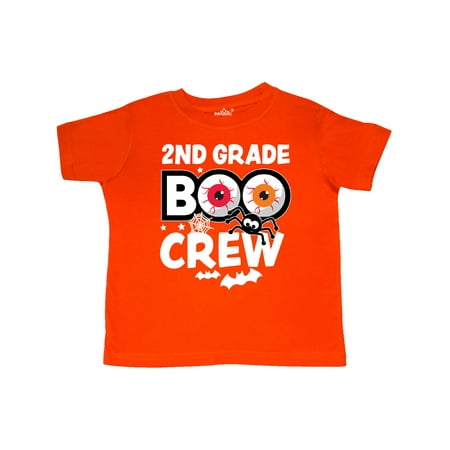 

Inktastic Halloween 2nd Grade Boo Crew Gift Toddler Boy or Toddler Girl T-Shirt