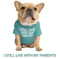 thumbnail image 1 of Summer/Spring Dog Clothes Quality Breathable Pet Clothing Soft Letters Printed French Bulldog Clothes for Small Dogs T-shirt, 1 of 7